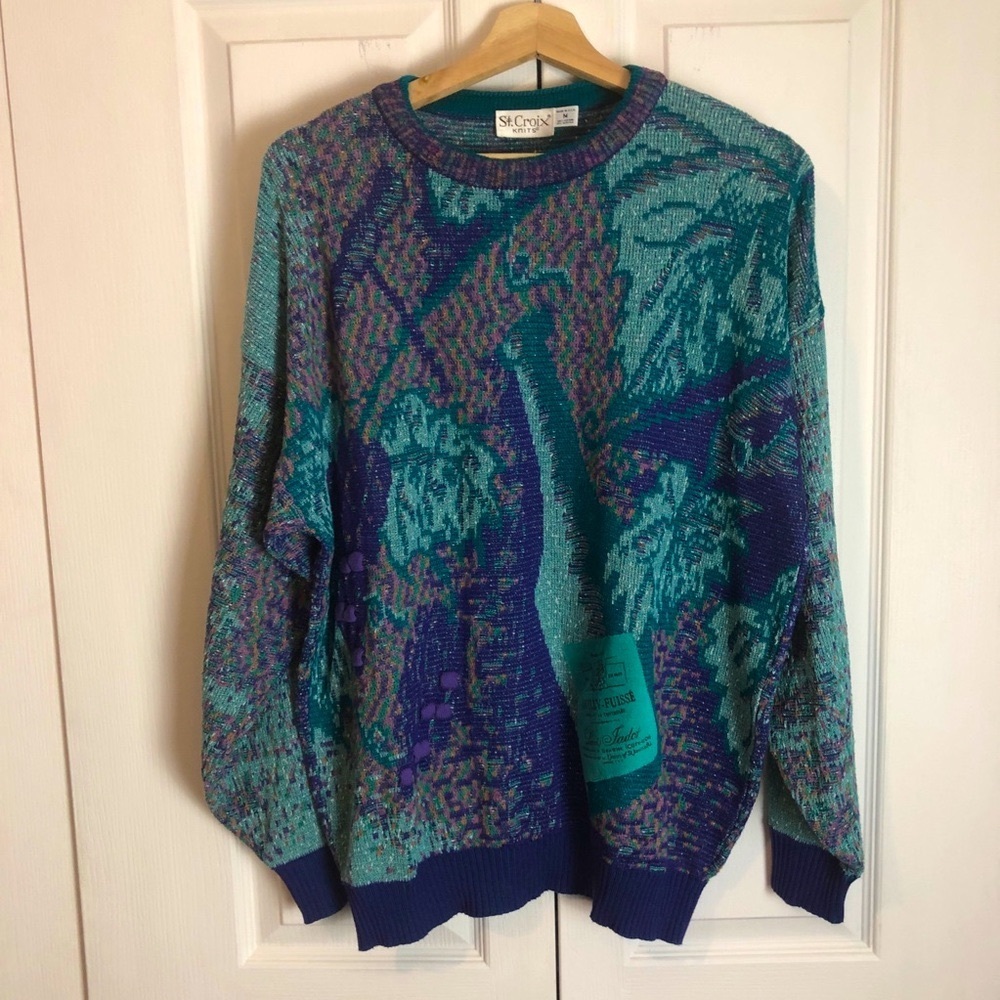 ST. CROIX Cotton Knit Sweater ECLECTIC GRANDPA